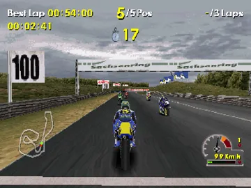 Moto Racer World Tour (US) screen shot game playing